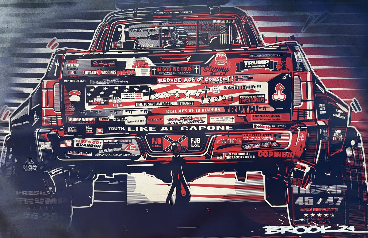 Trump Truck — artwork by Brook Banham